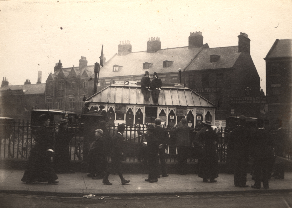 William Slater Cab operator, Haymarket, Newcastle upon Tyne